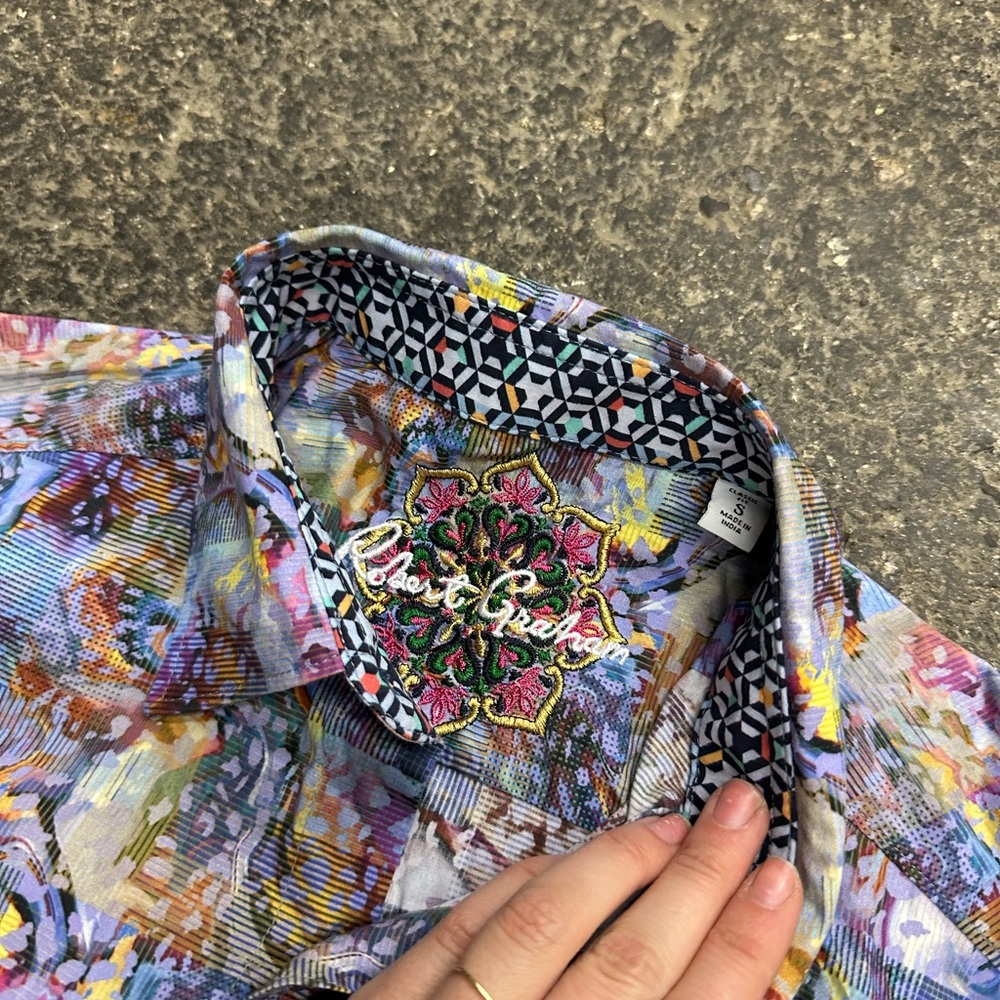Robert Graham Multicolored Button Down Long Sleev… - image 4